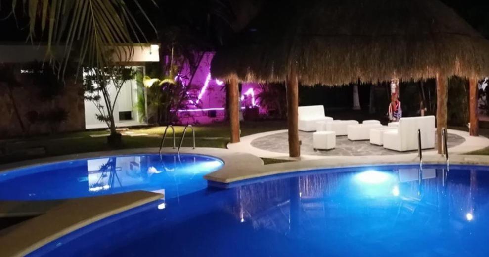 Quinta Punta Sam Villa Cancun Bagian luar foto